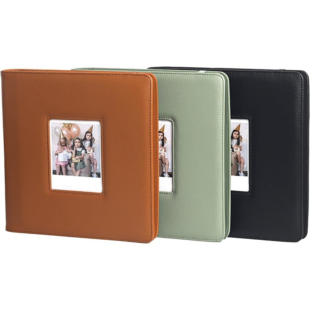 Albums Photo Cuir Style Moderne - 3 Couleurs | Pour Instax