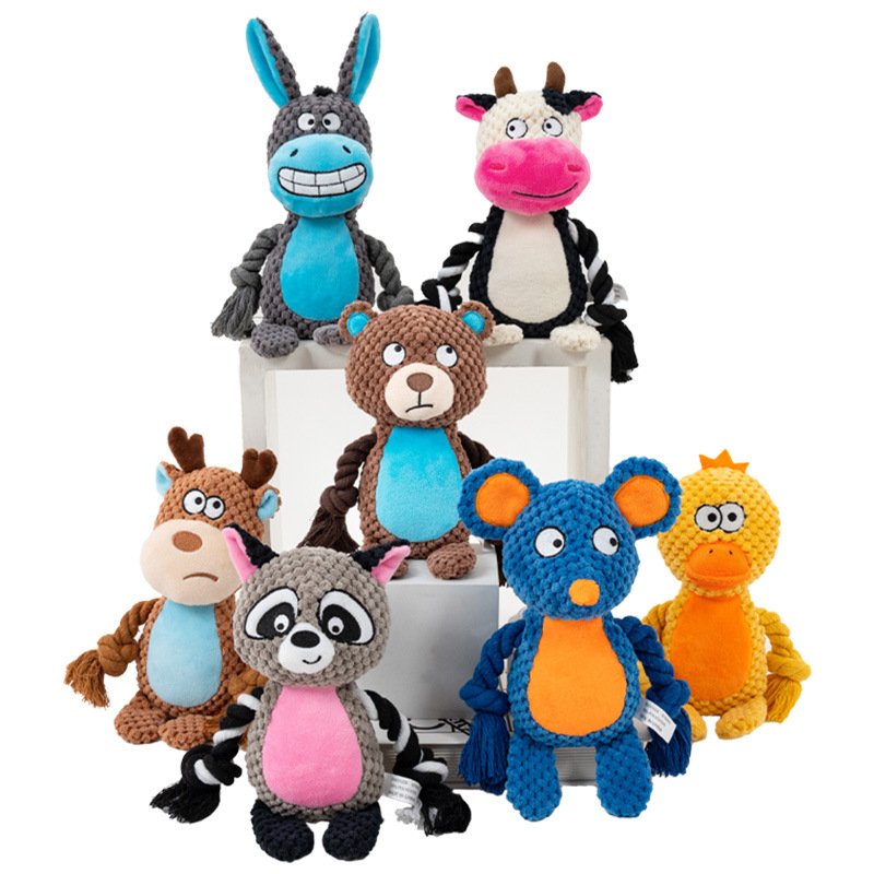 Jouets en Peluche et Corde pour Chien | Animaux Mignons