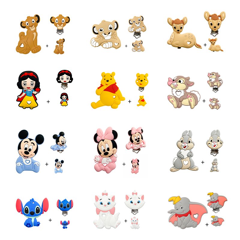Breloques Disney pour Crocs - Personnages Adorables Jibbitz
