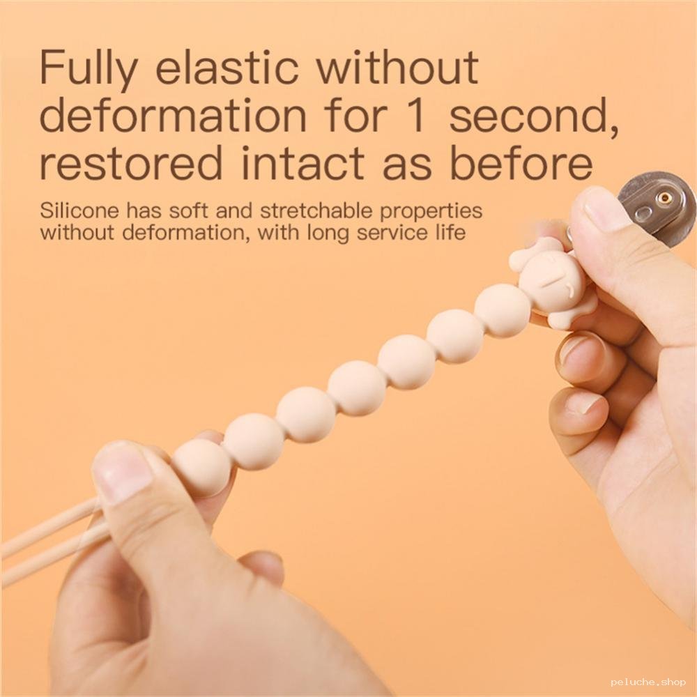 Clip tétine silicone souple et résistant pour bébé