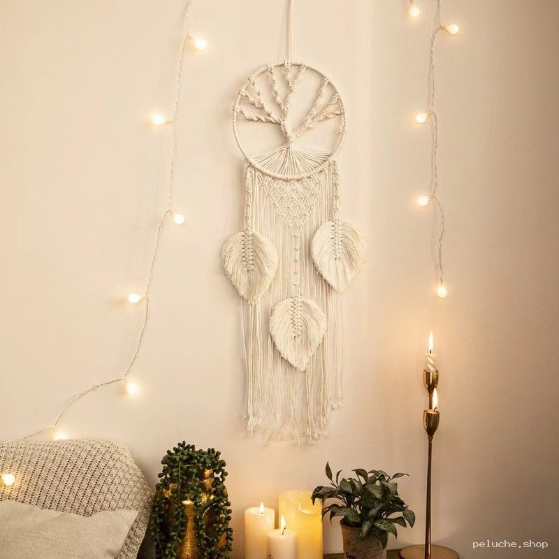 Attrape-Rêves Macramé Arbre de Vie - Décoration Murale Bohème