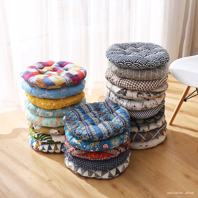 Coussins de Sol Ronds Déco | Confort Moelleux & Stylé