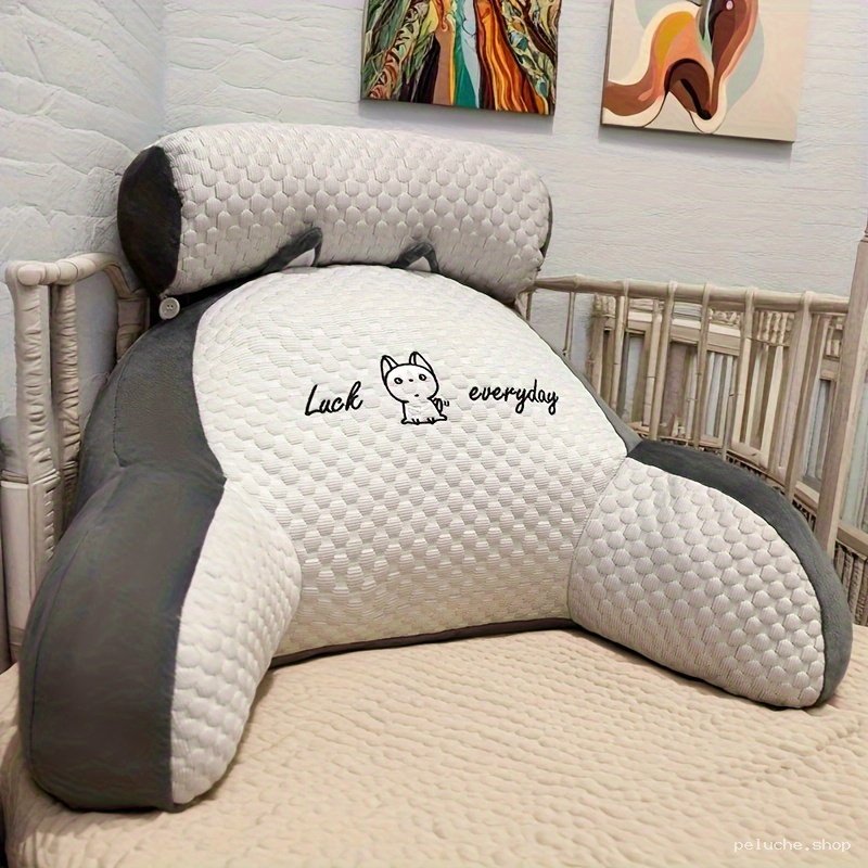 Coussin de Lecture et Repos avec Accoudoirs | Confort Ultime