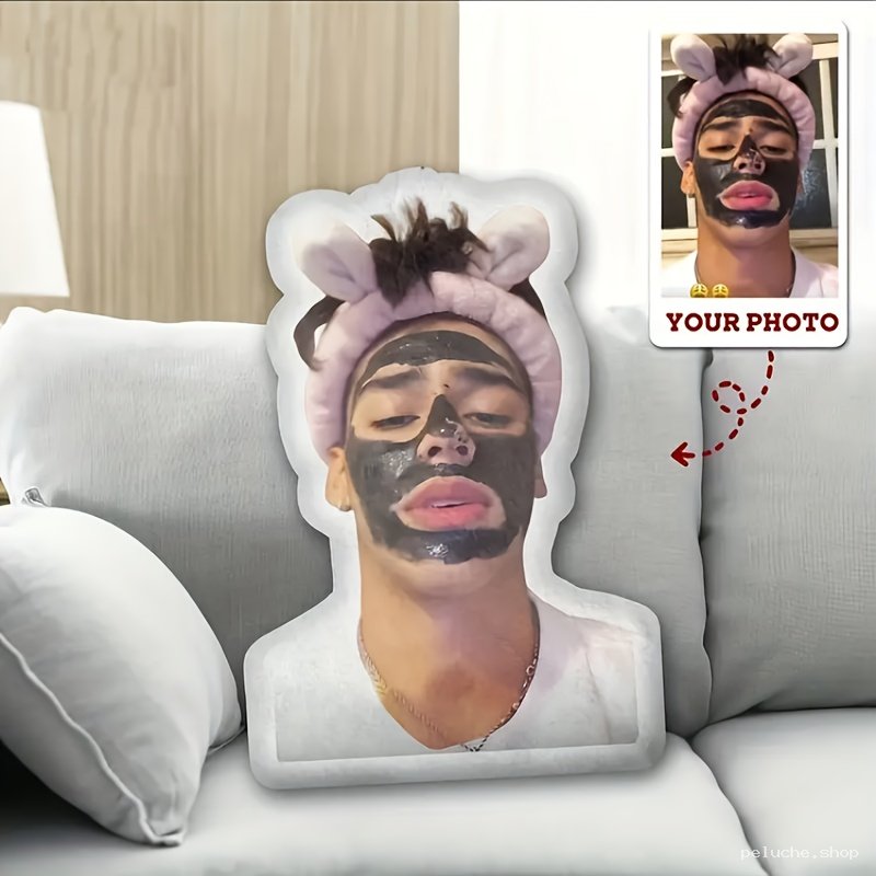Coussin Photo Personnalisé | Votre Visage Unique sur Mesure