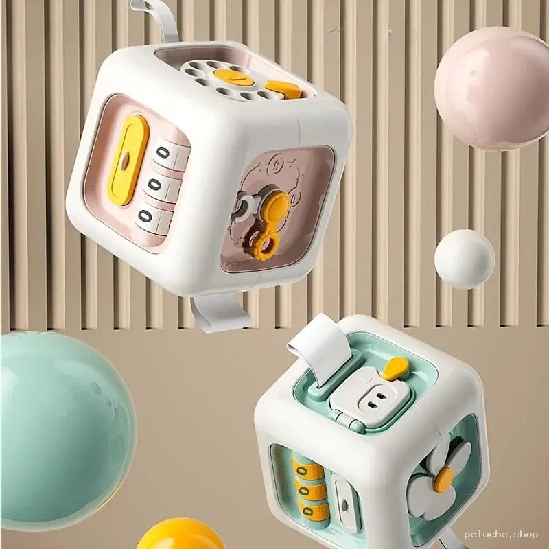 Cube d'activités Montessori | Éveil sensoriel et motricité fine