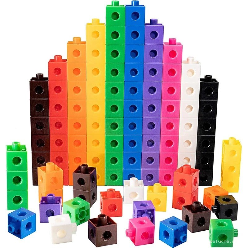 Cubes Emboîtables Éducatifs - Apprentissage Ludique Couleurs & Maths