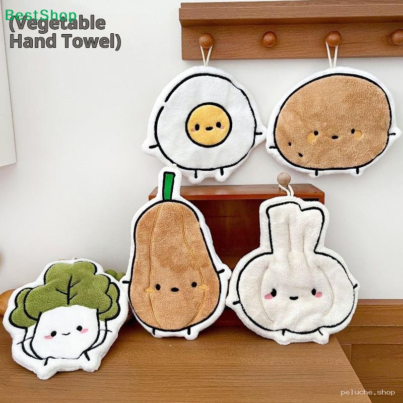 Essuie-Mains Adorables Formes Légumes & Œuf - Cuisine Fun