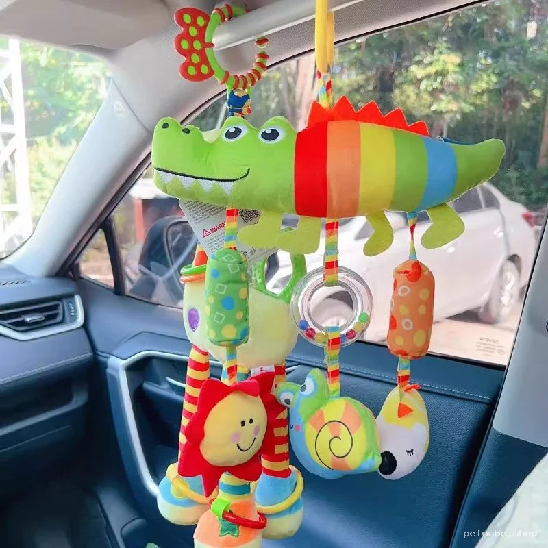 Mobile Bébé Voiture Crocodile Arc-en-ciel – Éveil Sensoriel