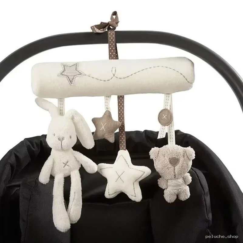Arche d'éveil bébé Lapin Ours Étoiles | Douceur et Stimulations