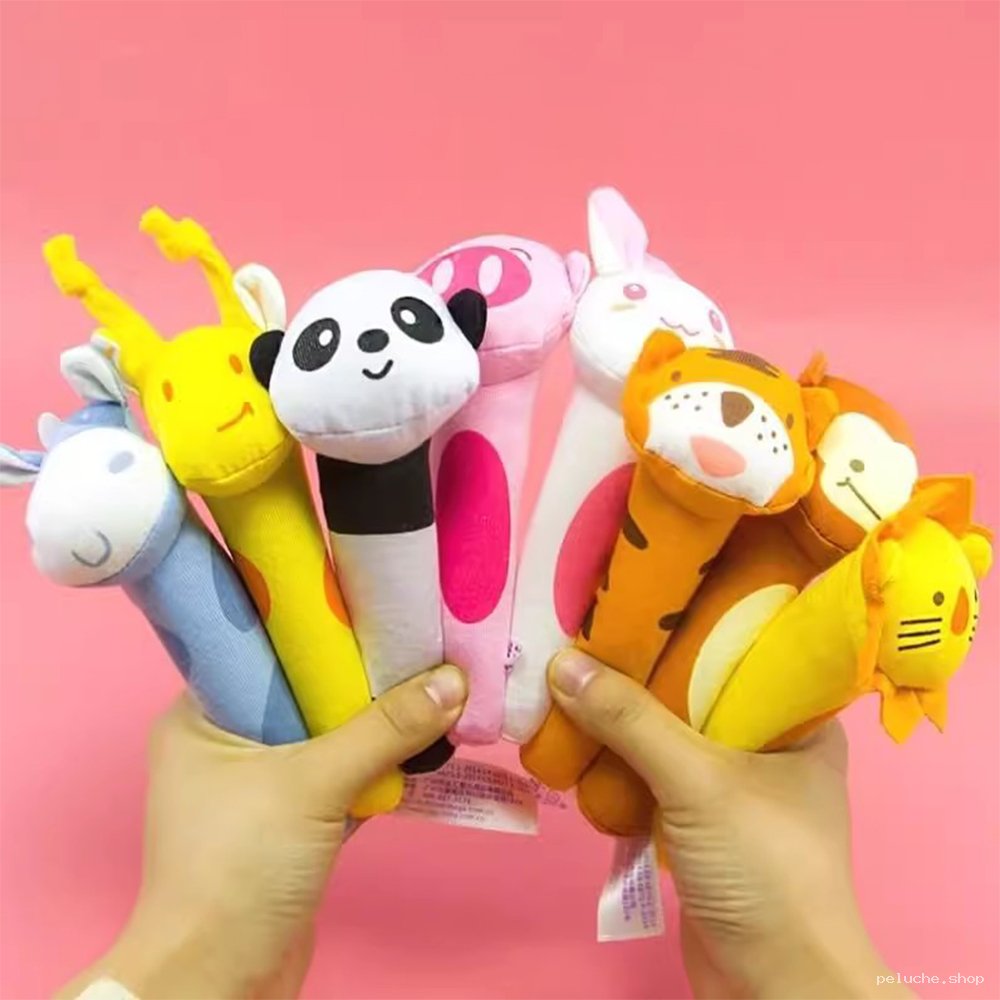Hochets Peluche Animaux Éveil Bébé | Jouet Doux & Coloré
