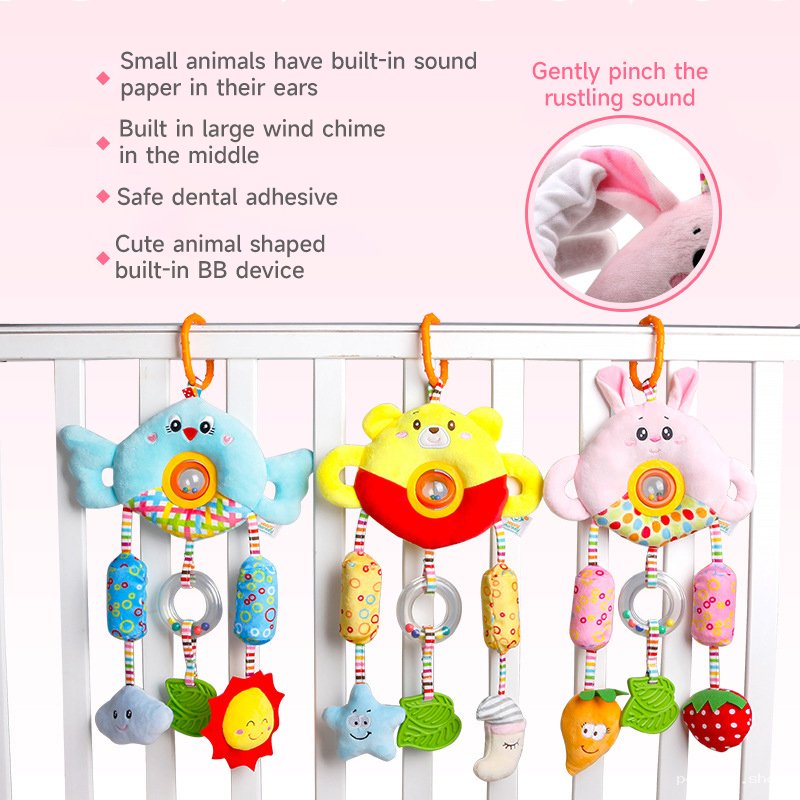Mobile d'activités pour bébé : Sons, Hochets & Dentition