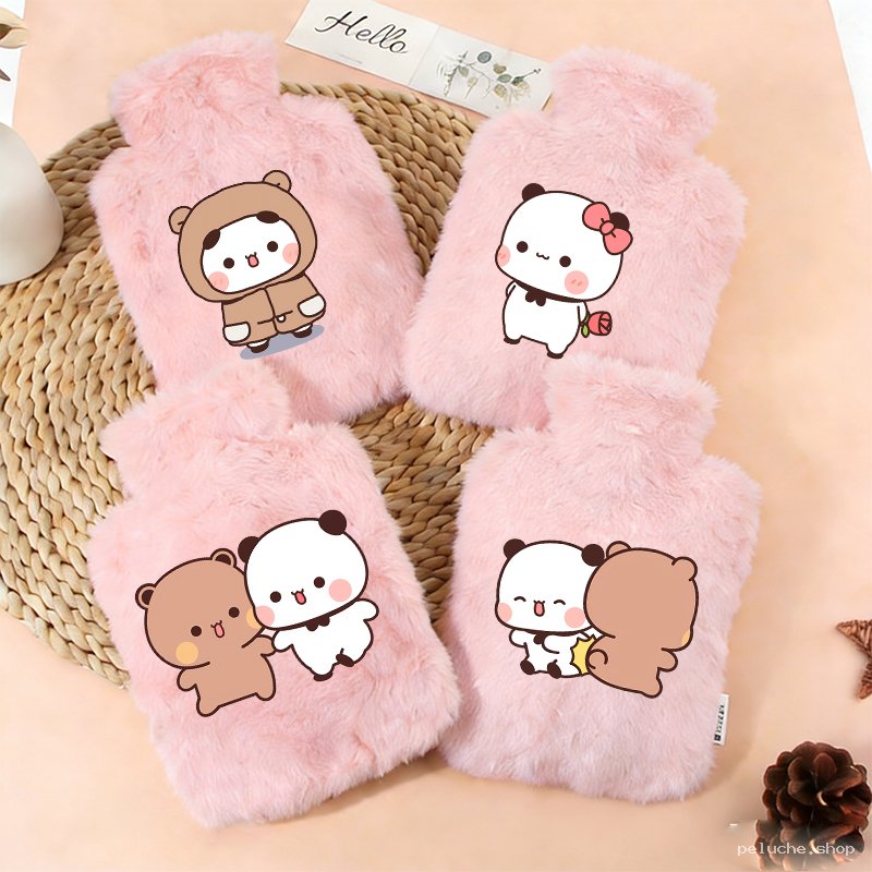 Bouillottes Bubu Dudu peluche rose - Confort et chaleur