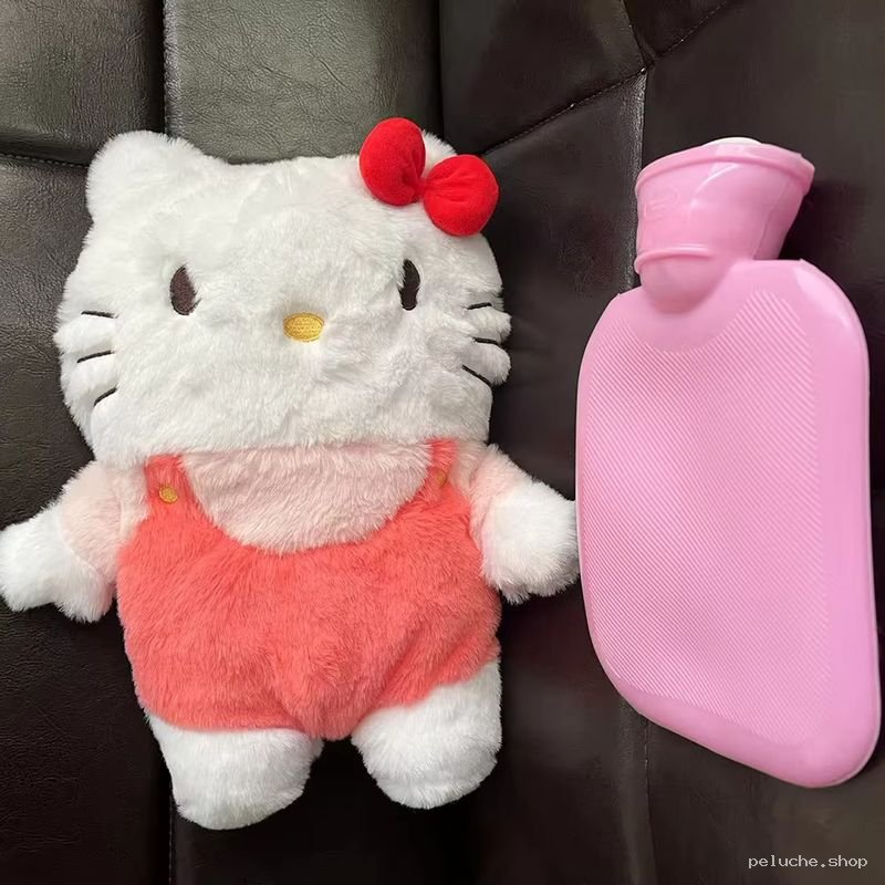 Bouillotte Peluche Hello Kitty Rose - Douceur & Chaleur