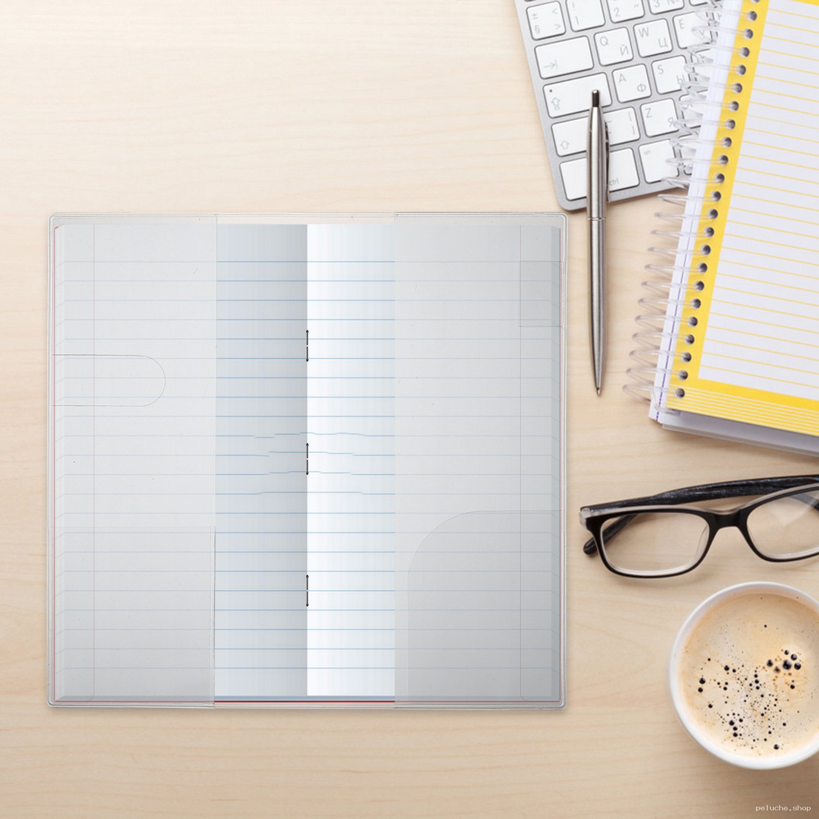 Protège-cahier Transparent A4 - Organisation et Durabilité