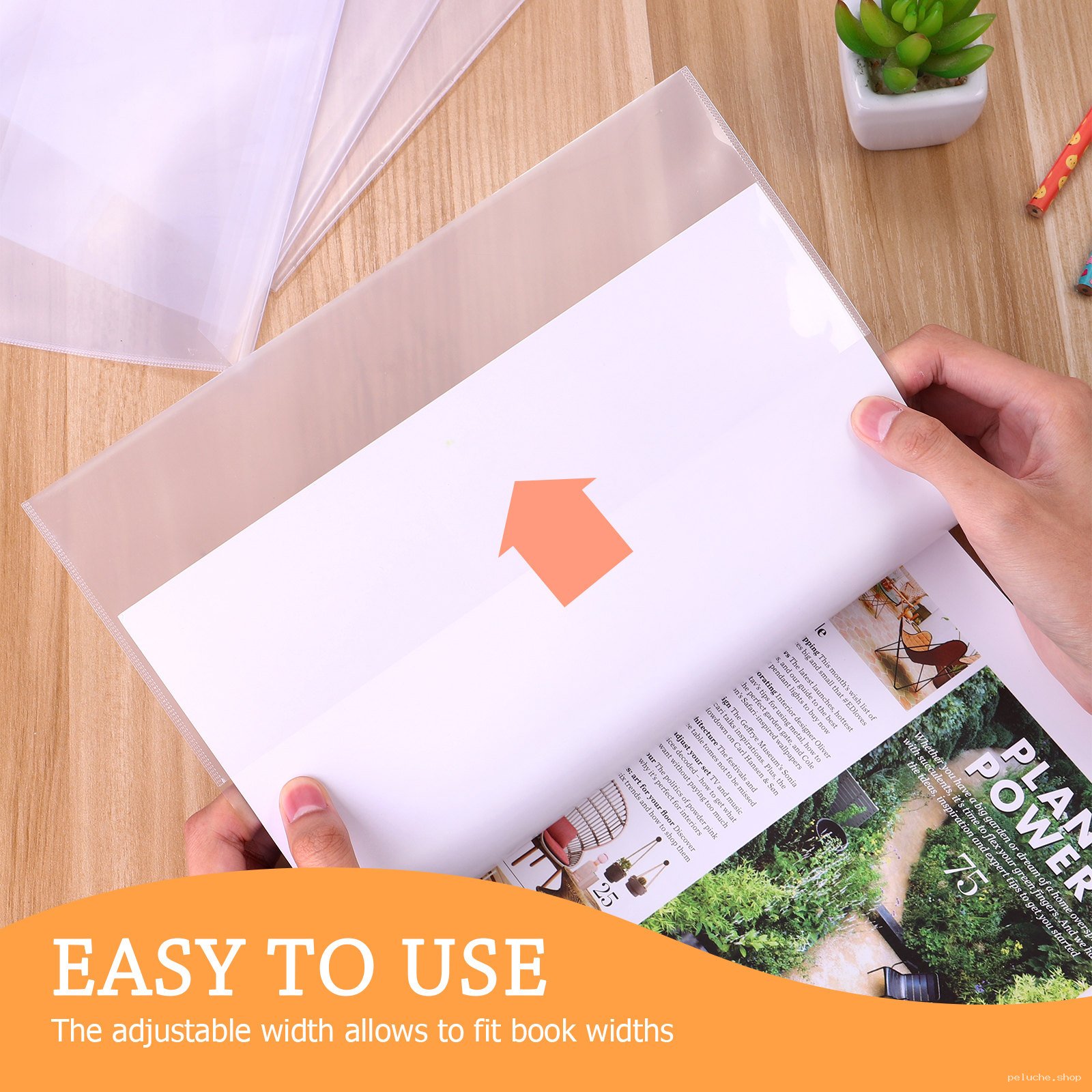 Couverture de Livre Transparente Ajustable - Protection Facile