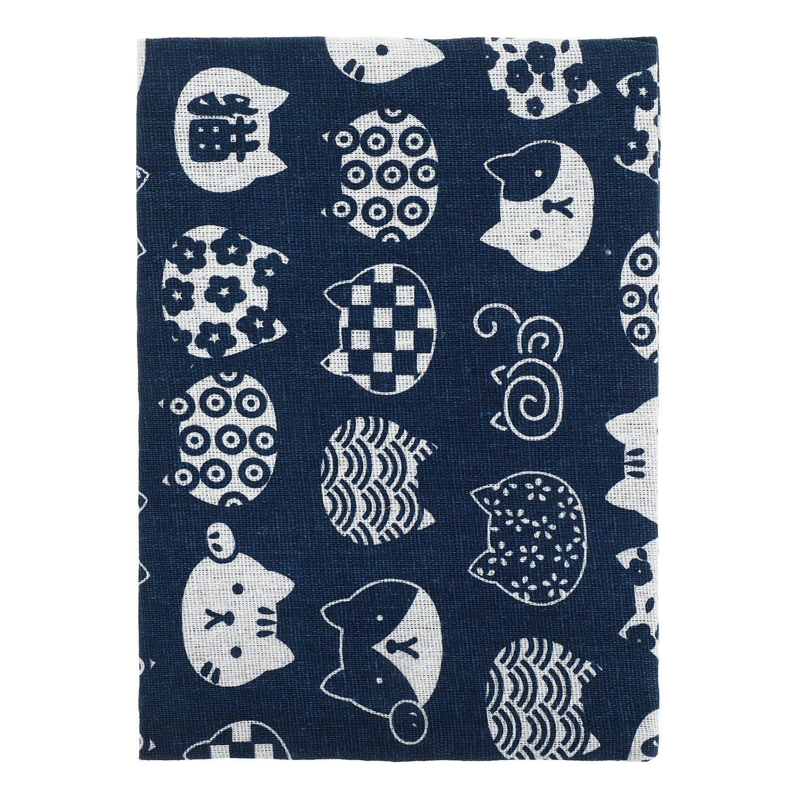Tissu Japonais Chats Maneki Neko Indigo | Déco & Création