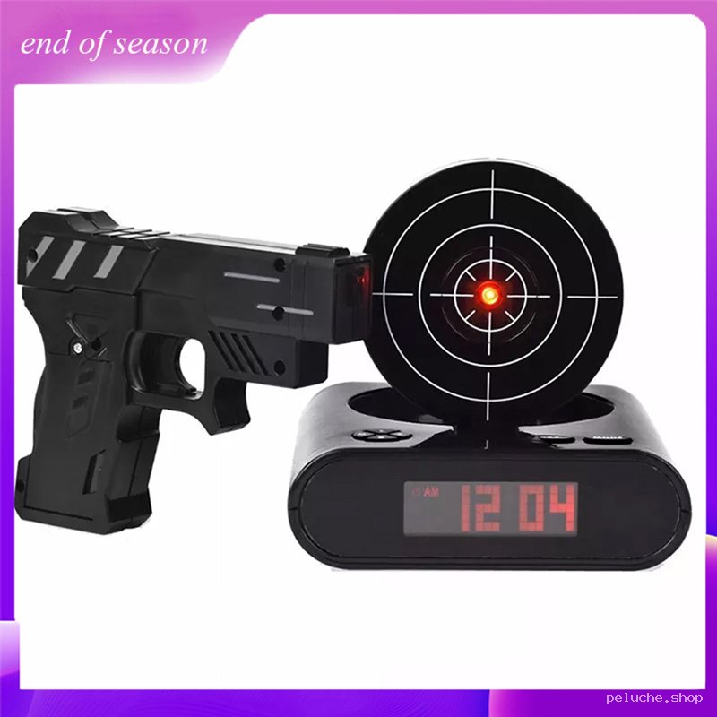 Réveil Pistolet Cible Interactif - Le réveil original et amusant