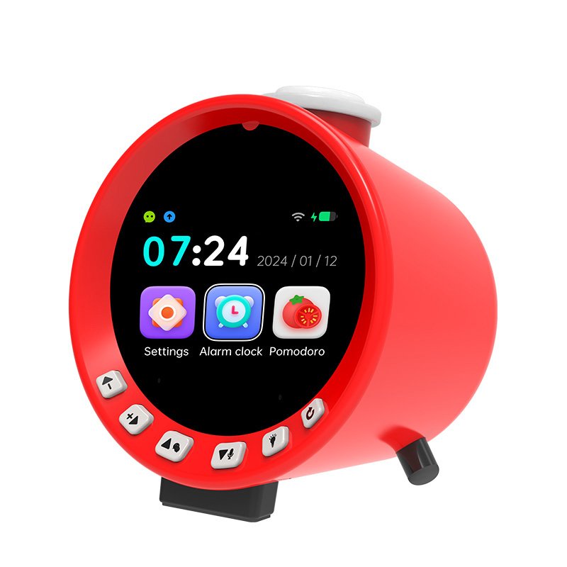 Réveil Numérique Intelligent Rouge | Minuteur Pomodoro