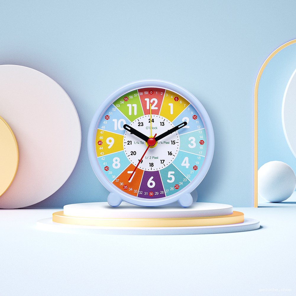 Horloge Éducative Enfant Colorée pour Apprendre l'Heure