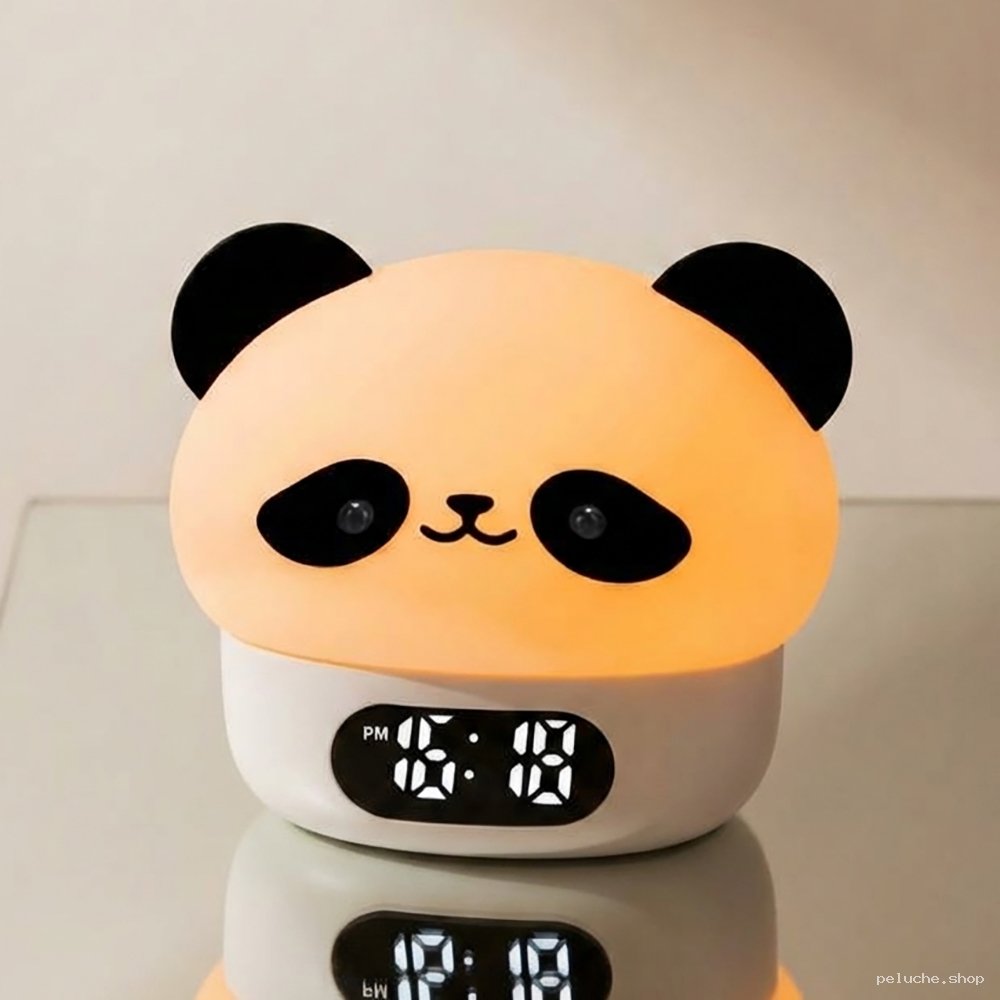 Veilleuse Panda Lumineuse & Réveil Numérique | Idéal Enfant