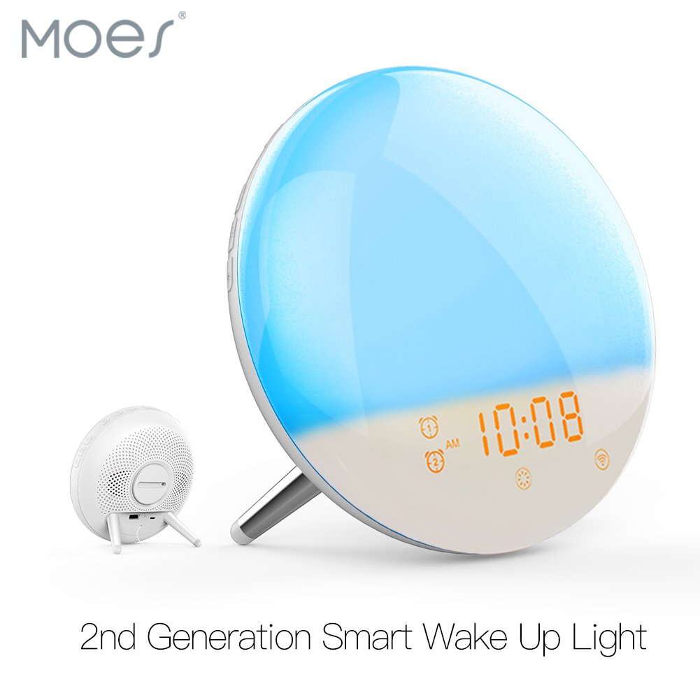 MOES Réveil Lumière Intelligent 2e Génération Connecté
