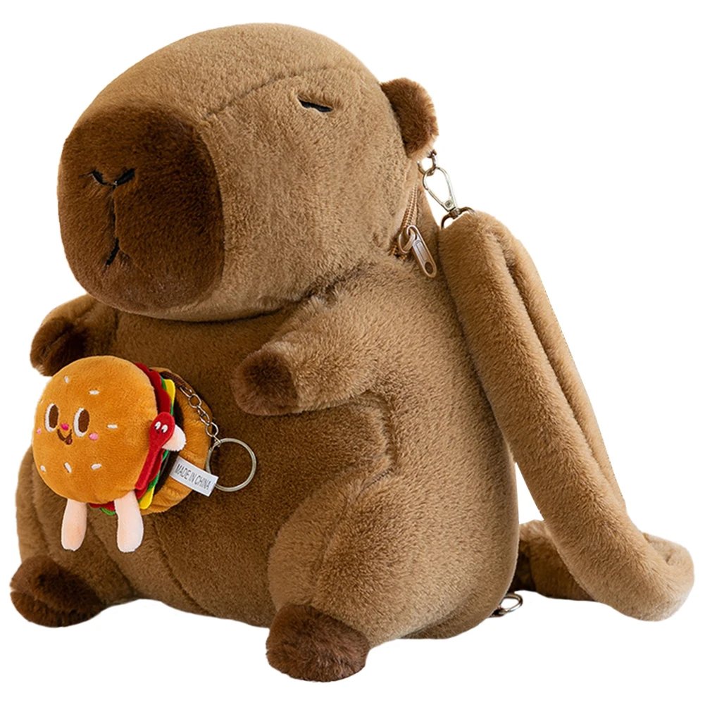 Adorable Sac Peluche Capybara – Compagnon Doux & Tendance