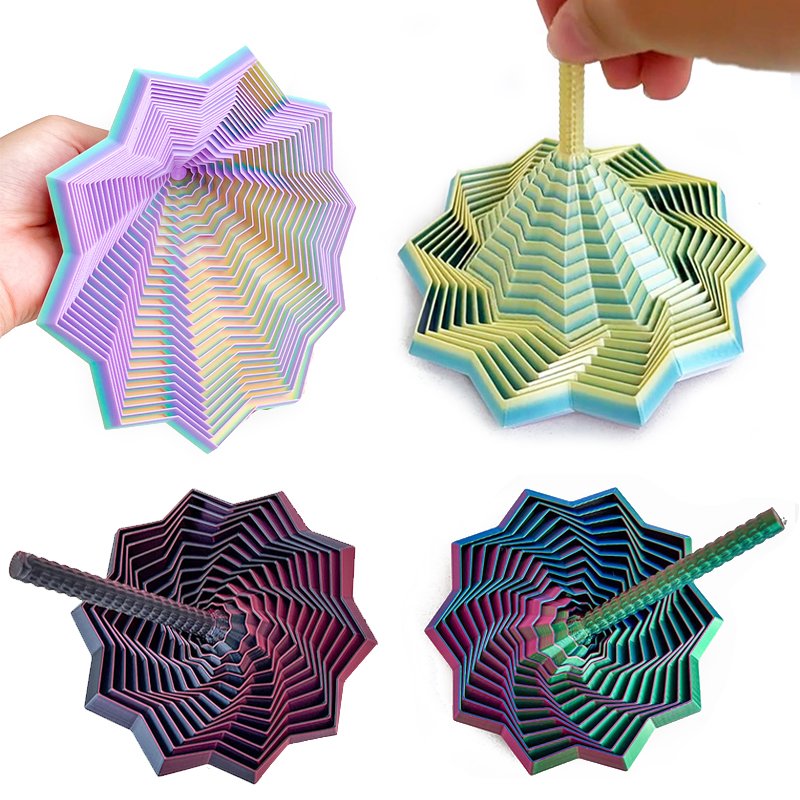 Bloc-notes Étoile 3D Irisé – Design Unique et Pratique