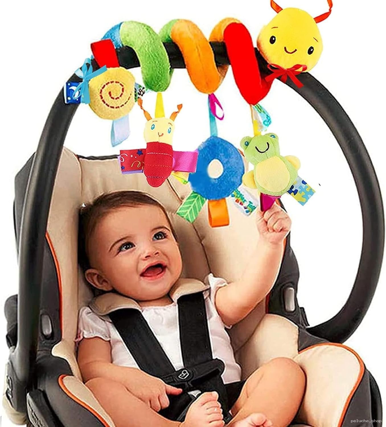 Jouet spirale d'éveil pour bébé – Activités pour poussette/siège auto