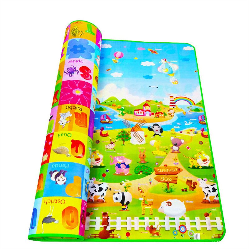 Tapis de jeu enfant éducatif et coloré - Idéal éveil bébé
