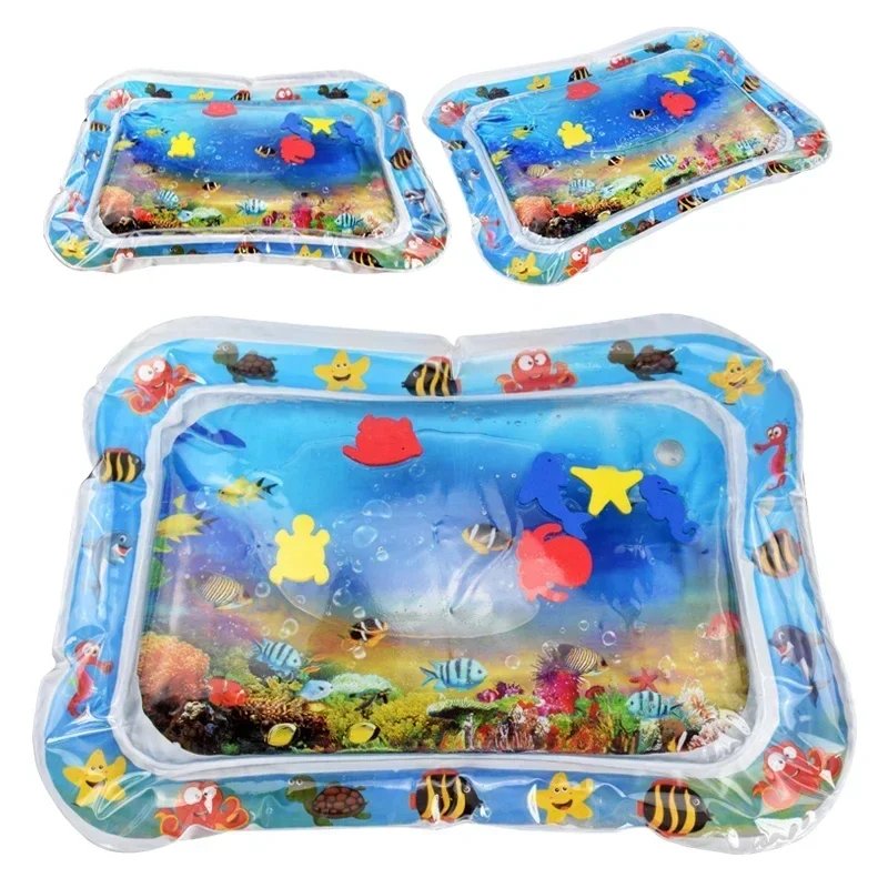 Tapis d'éveil aquatique pour bébé - Monde marin gonflable