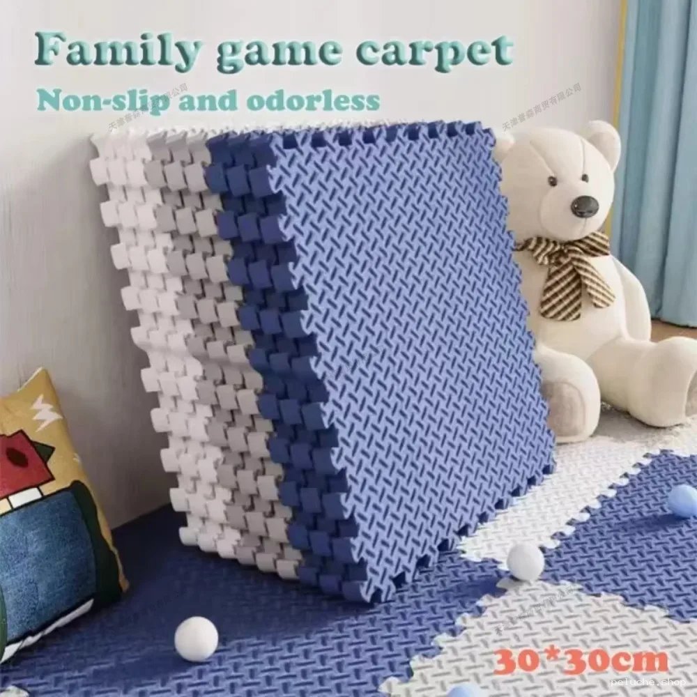Tapis de Sol Mousse 30x30cm Antidérapant et Inodore - Jeu Enfant