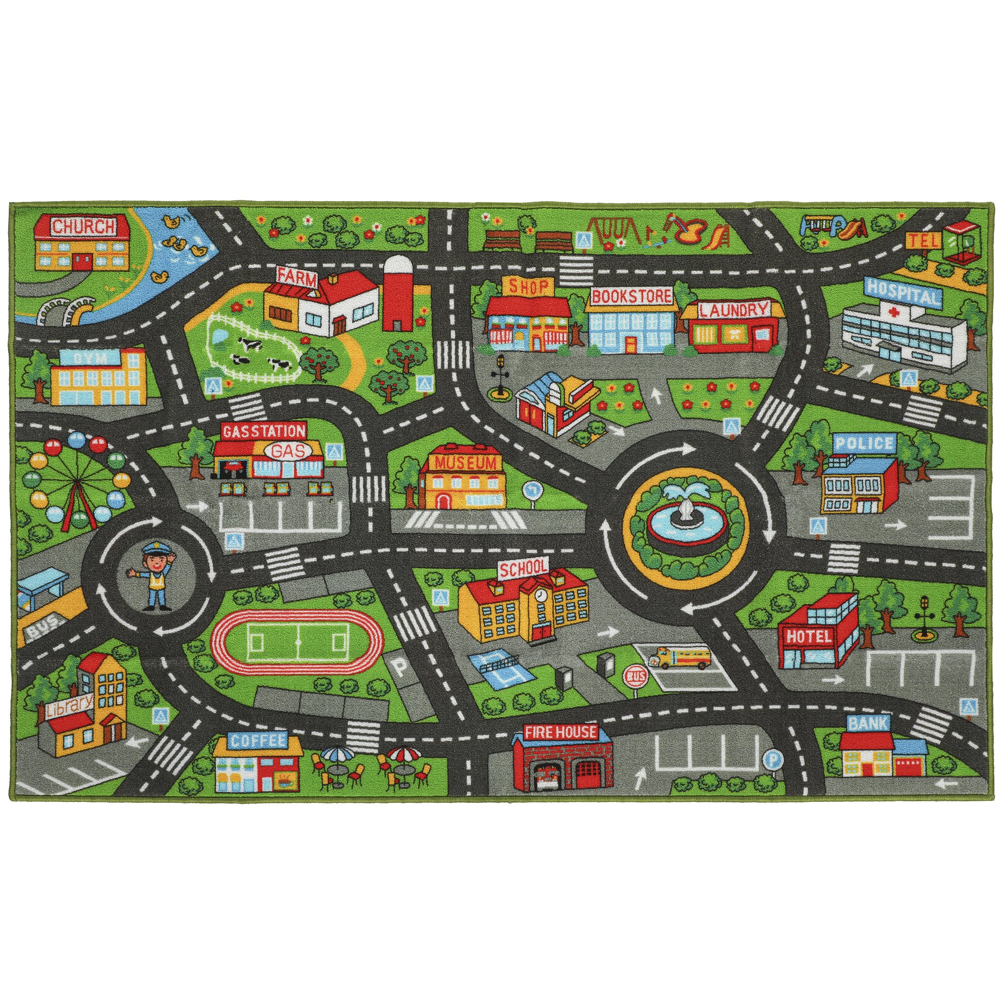 Tapis de jeu interactif La Ville pour enfants | Fun & Éducatif