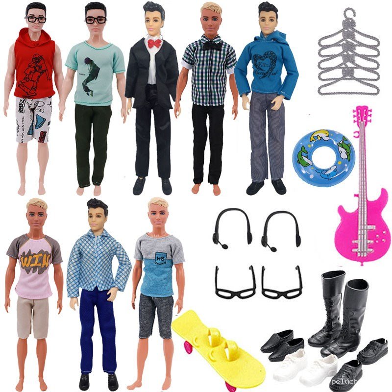 Poupées Mâles avec Vêtements & Accessoires – Cadeau Idéal