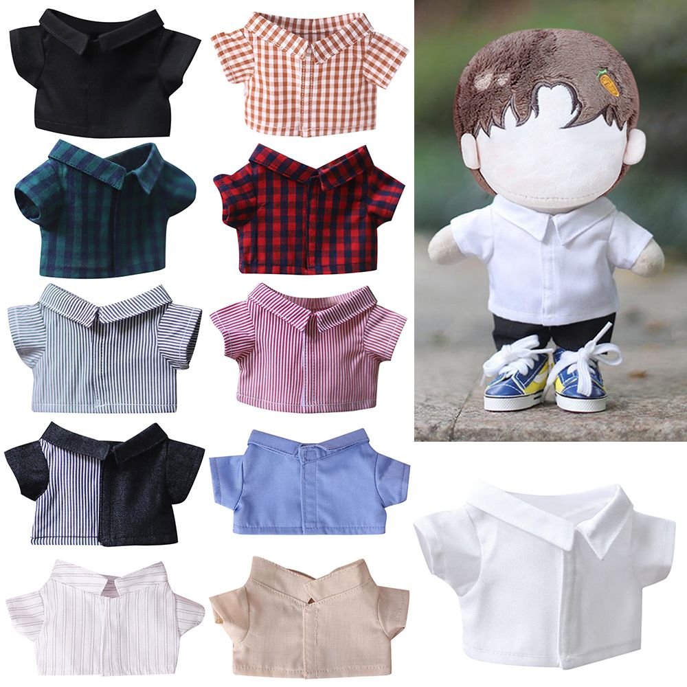 Mini Chemises Variées pour Poupées en Peluche - Tenues Adorables