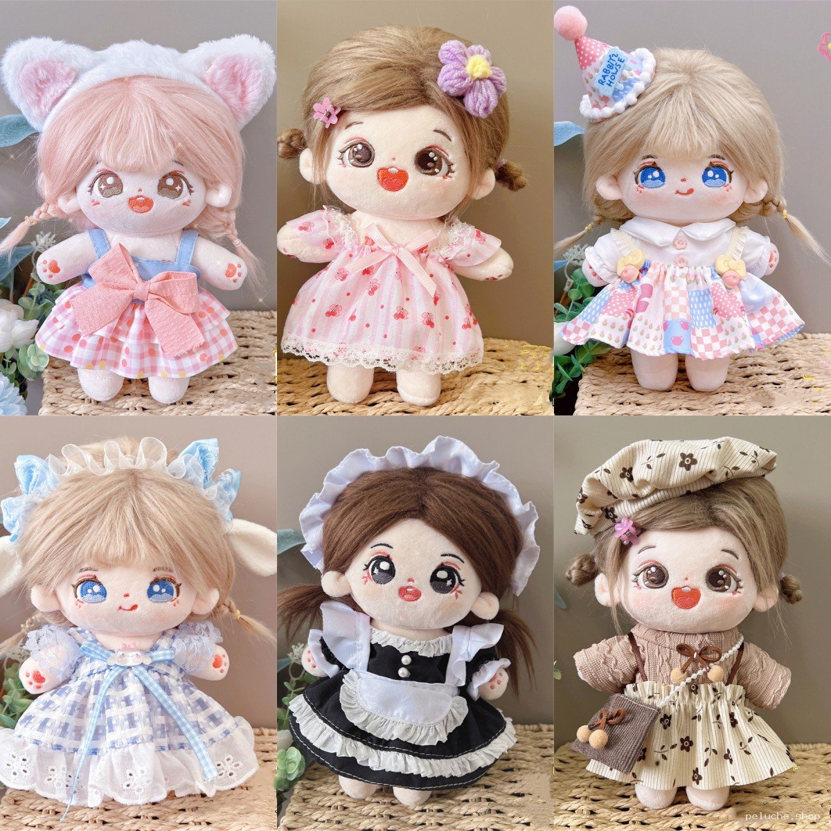 Collection Poupées Peluche Adorables - Styles Uniques
