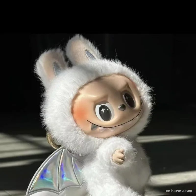 Peluche Lapin Blanc Ailes Irisées | Adorable & Unique