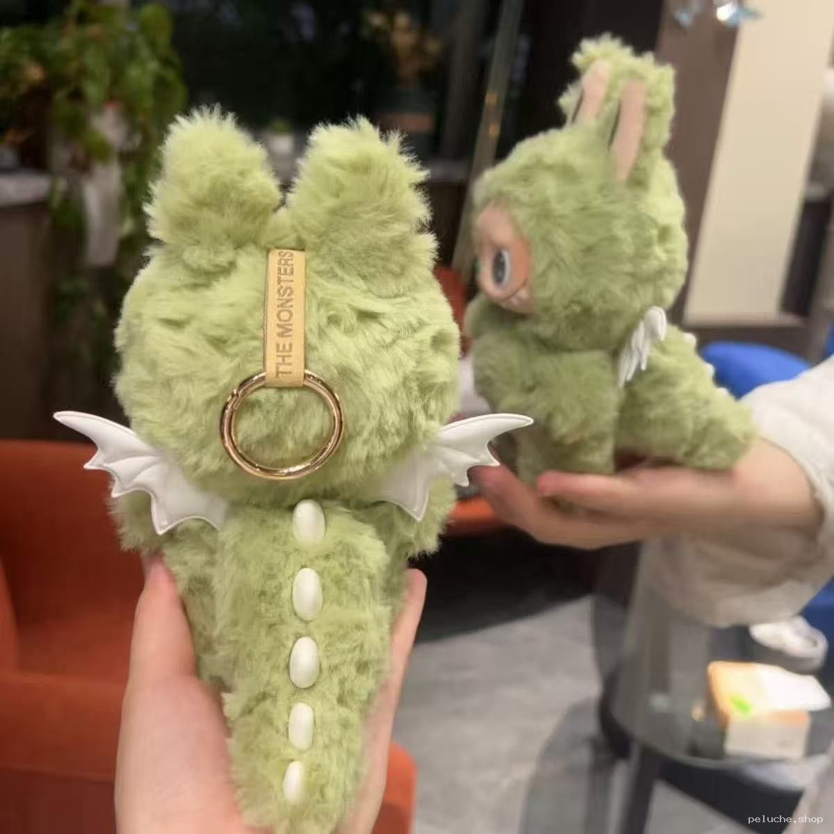 Peluche Monstre Vert "The Monsters" | Porte-clés Fantaisie