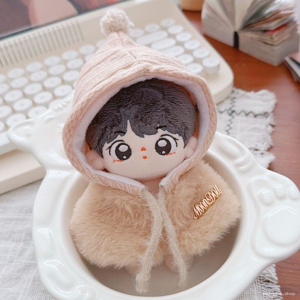 Peluche Mignonne Style Anime avec Veste Capuche Fourrée