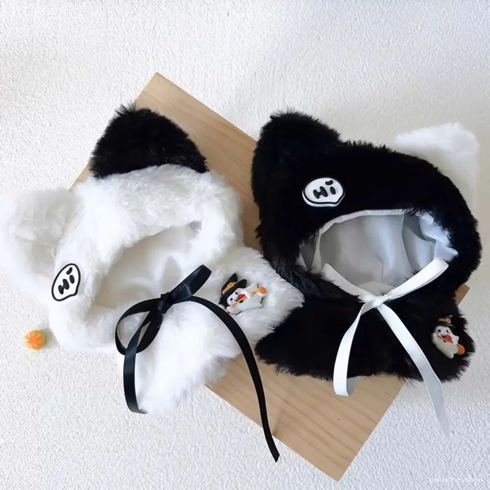 Bonnet Peluche Oreilles de Chat Kawaii - Douceur Hivernale