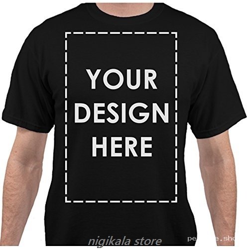 T-shirt Noir Personnalisable – Créez Votre Design Unique