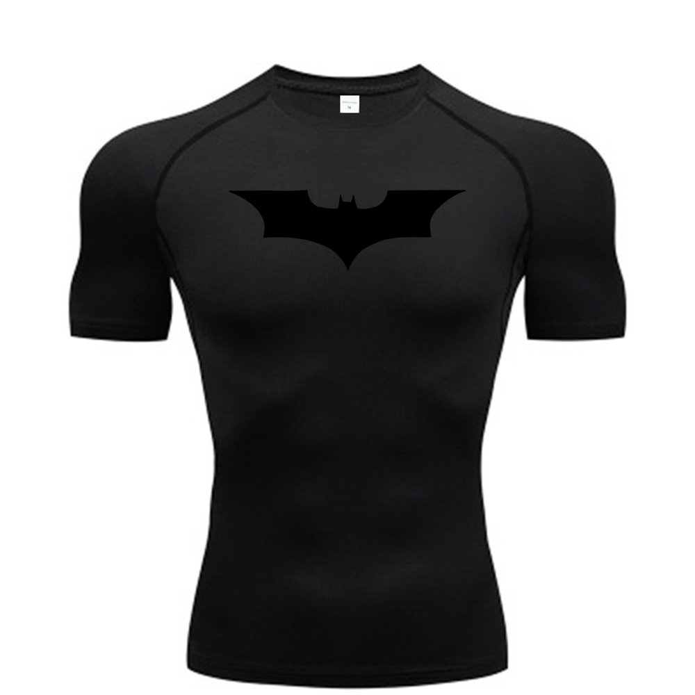 T-shirt Compression Homme Batman Noir | Sport & Fitness
