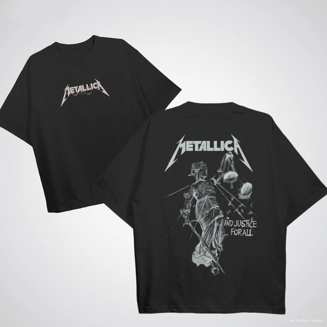 T-shirt Metallica And Justice For All - Design Iconique