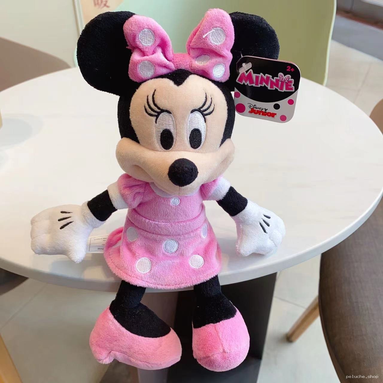 Peluche Minnie Mouse Rose à Pois | Disney Junior pour Enfants