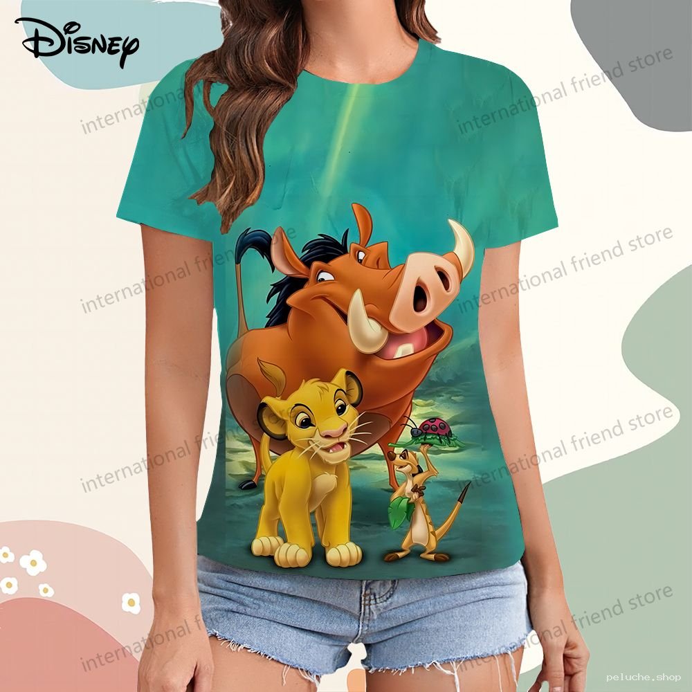 T-shirt Disney Le Roi Lion Simba Timon Pumbaa - Style Unique
