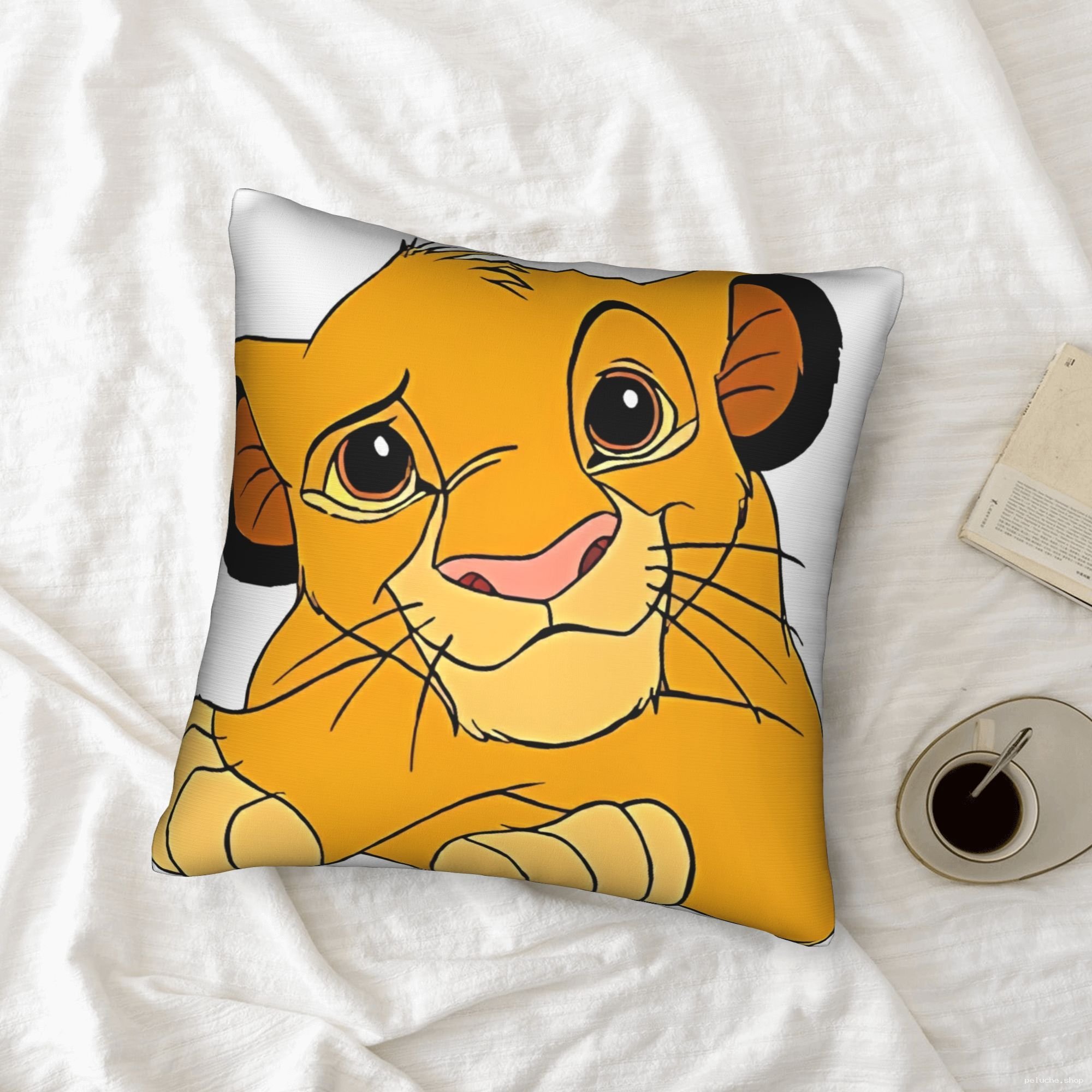 Coussin Simba Le Roi Lion - Décoration Enfant & Fan Disney