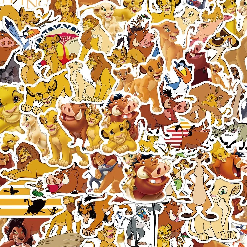 Kit Autocollants Personnages Le Roi Lion Disney Officiel