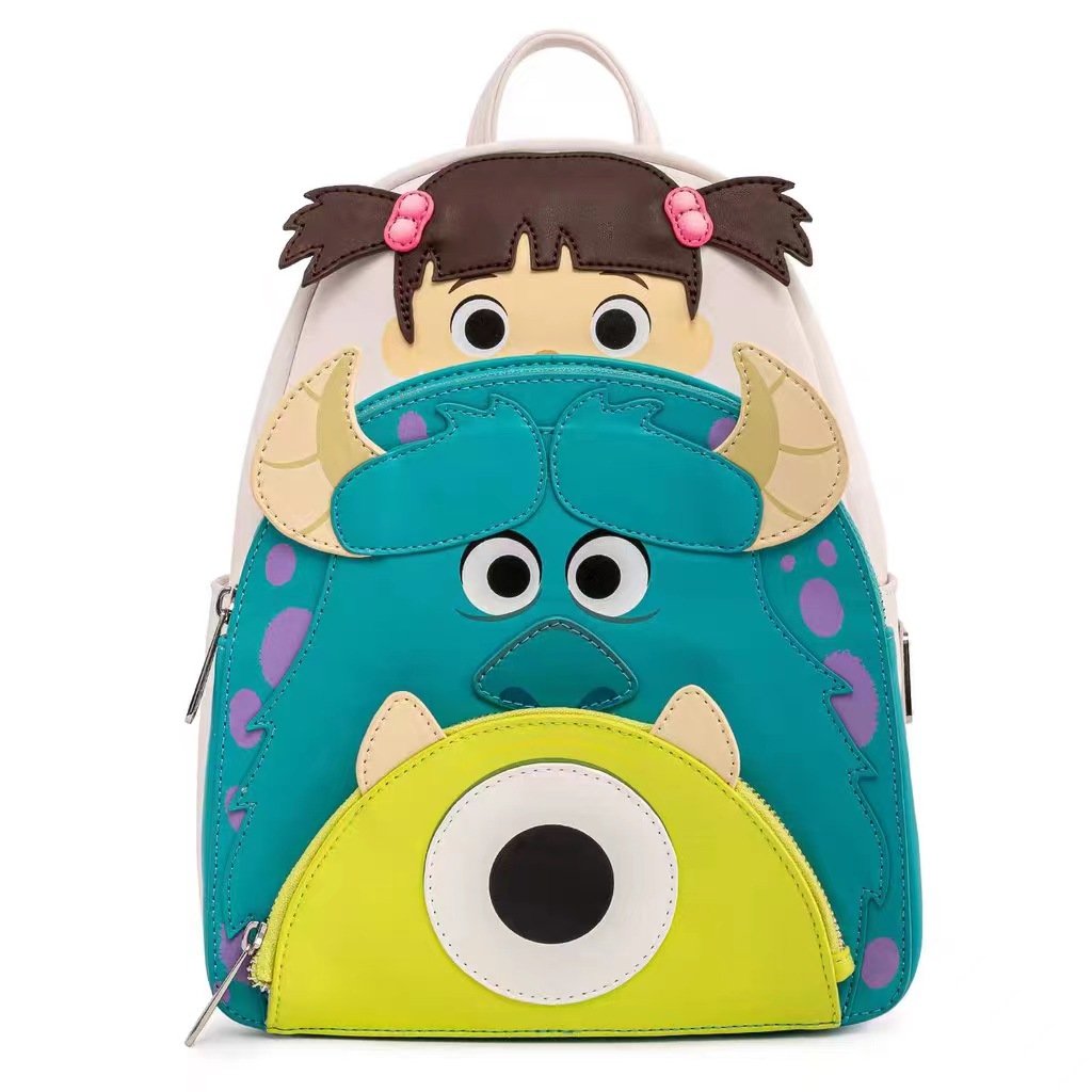 Sac à Dos Loungefly Monstres et Cie Boo, Sulley & Mike