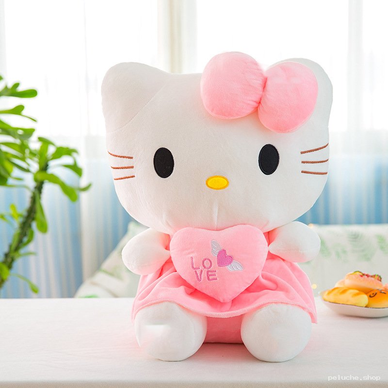 Peluche Hello Kitty Rose - Douce et Adorable - Cadeau Parfait