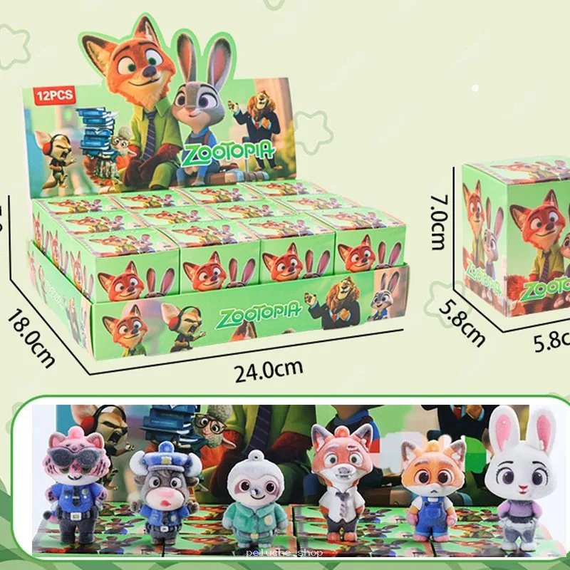 Collection Figurines Zootopia : Boîtes Surprises 12 Pièces