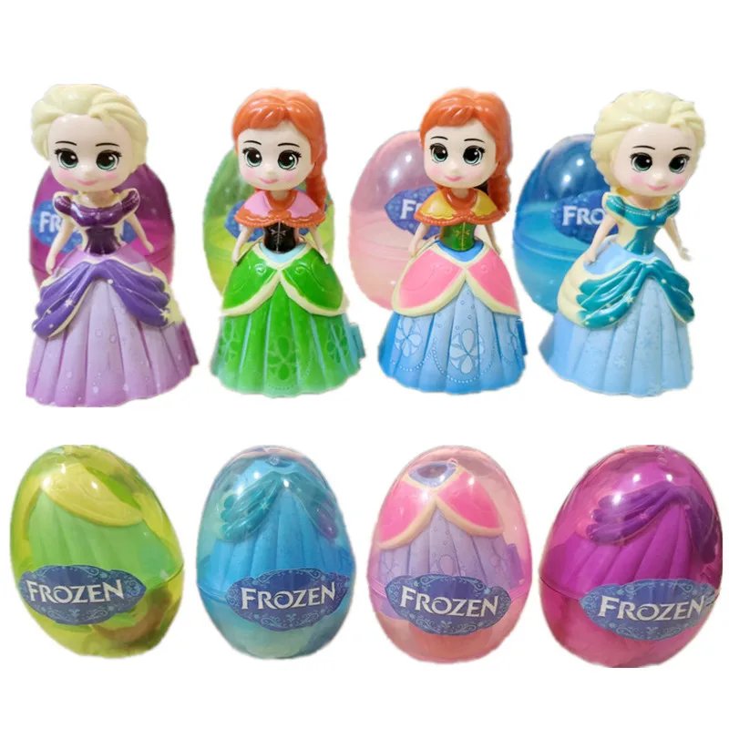 Figurines La Reine des Neiges Elsa & Anna en œuf surprise